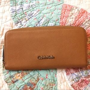 Calvin Klein Tan Leather Wallet